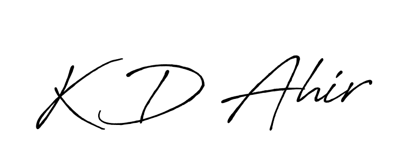 if you are searching for the best signature style for your name K D Ahir. so please give up your signature search. here we have designed multiple signature styles  using Antro_Vectra_Bolder. K D Ahir signature style 7 images and pictures png