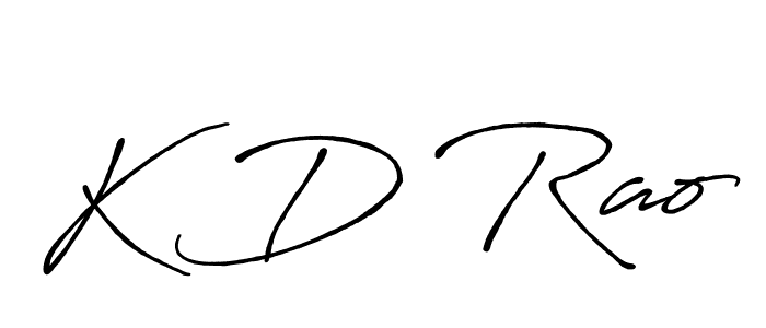 Once you've used our free online signature maker to create your best signature Antro_Vectra_Bolder style, it's time to enjoy all of the benefits that K D Rao name signing documents. K D Rao signature style 7 images and pictures png