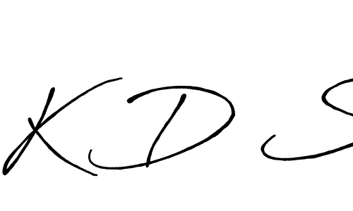 You should practise on your own different ways (Antro_Vectra_Bolder) to write your name (K D S) in signature. don't let someone else do it for you. K D S signature style 7 images and pictures png