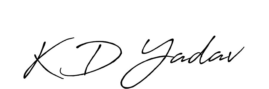 It looks lik you need a new signature style for name K D Yadav. Design unique handwritten (Antro_Vectra_Bolder) signature with our free signature maker in just a few clicks. K D Yadav signature style 7 images and pictures png