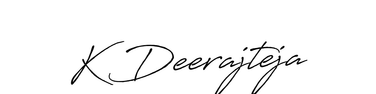 Make a beautiful signature design for name K Deerajteja. Use this online signature maker to create a handwritten signature for free. K Deerajteja signature style 7 images and pictures png
