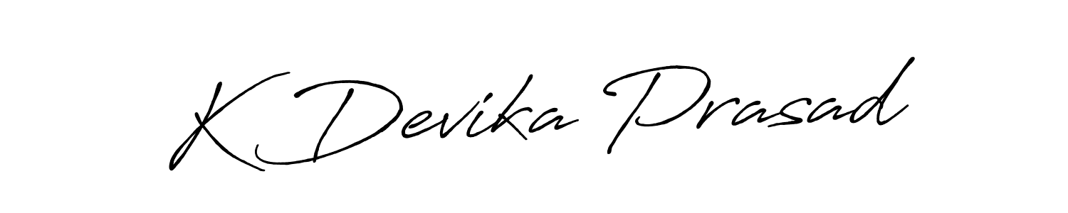 Also You can easily find your signature by using the search form. We will create K Devika Prasad name handwritten signature images for you free of cost using Antro_Vectra_Bolder sign style. K Devika Prasad signature style 7 images and pictures png