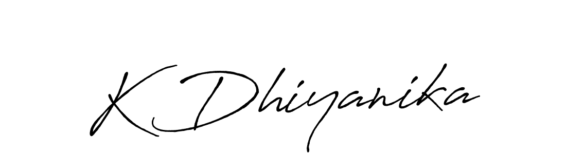 Here are the top 10 professional signature styles for the name K Dhiyanika. These are the best autograph styles you can use for your name. K Dhiyanika signature style 7 images and pictures png
