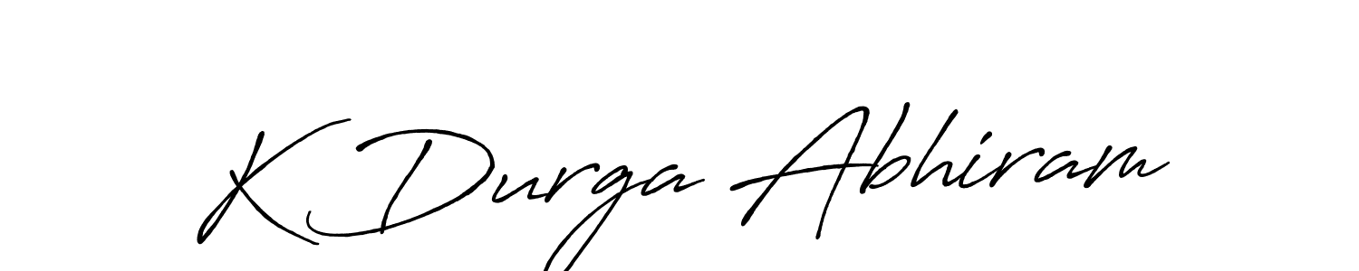 How to Draw K Durga Abhiram signature style? Antro_Vectra_Bolder is a latest design signature styles for name K Durga Abhiram. K Durga Abhiram signature style 7 images and pictures png