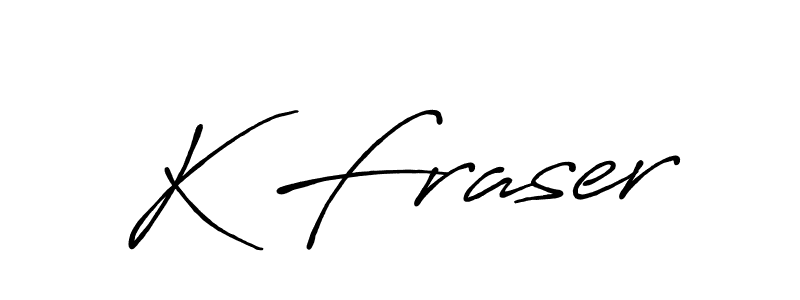 Use a signature maker to create a handwritten signature online. With this signature software, you can design (Antro_Vectra_Bolder) your own signature for name K Fraser. K Fraser signature style 7 images and pictures png