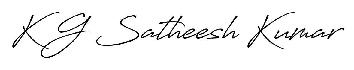 This is the best signature style for the K G Satheesh Kumar name. Also you like these signature font (Antro_Vectra_Bolder). Mix name signature. K G Satheesh Kumar signature style 7 images and pictures png