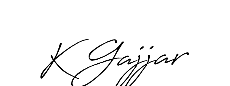 Best and Professional Signature Style for K Gajjar. Antro_Vectra_Bolder Best Signature Style Collection. K Gajjar signature style 7 images and pictures png