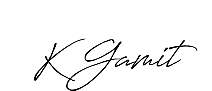 It looks lik you need a new signature style for name K Gamit. Design unique handwritten (Antro_Vectra_Bolder) signature with our free signature maker in just a few clicks. K Gamit signature style 7 images and pictures png