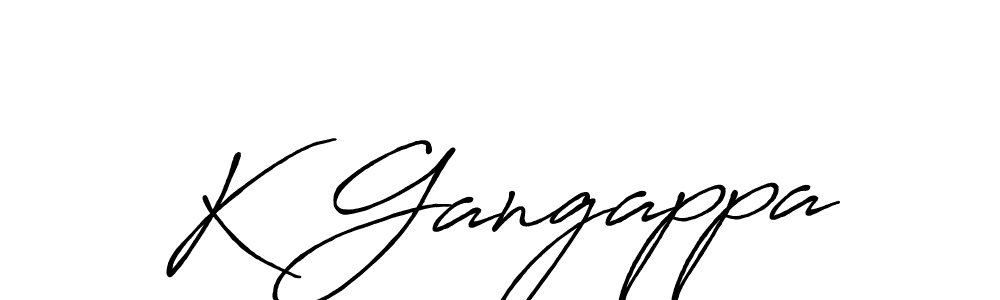 You should practise on your own different ways (Antro_Vectra_Bolder) to write your name (K Gangappa) in signature. don't let someone else do it for you. K Gangappa signature style 7 images and pictures png