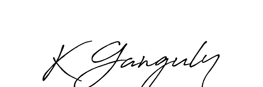 Also we have K Ganguly name is the best signature style. Create professional handwritten signature collection using Antro_Vectra_Bolder autograph style. K Ganguly signature style 7 images and pictures png