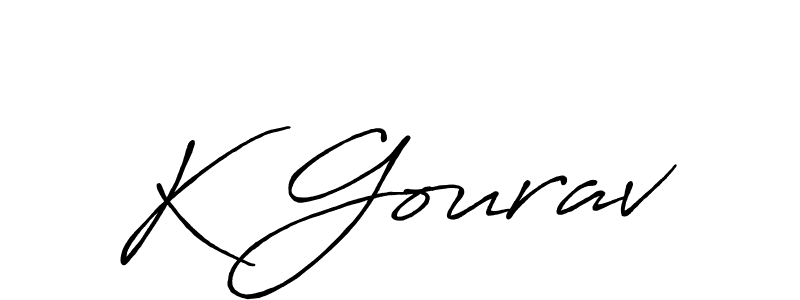 How to Draw K Gourav signature style? Antro_Vectra_Bolder is a latest design signature styles for name K Gourav. K Gourav signature style 7 images and pictures png