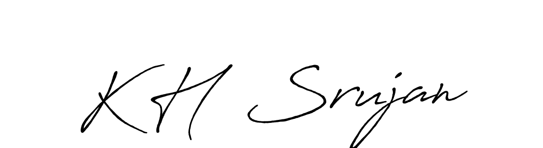 Make a beautiful signature design for name K H  Srujan. Use this online signature maker to create a handwritten signature for free. K H  Srujan signature style 7 images and pictures png