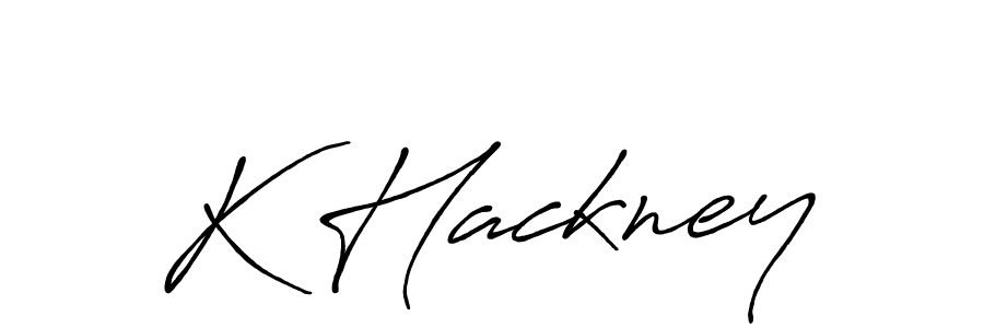Also we have K Hackney name is the best signature style. Create professional handwritten signature collection using Antro_Vectra_Bolder autograph style. K Hackney signature style 7 images and pictures png