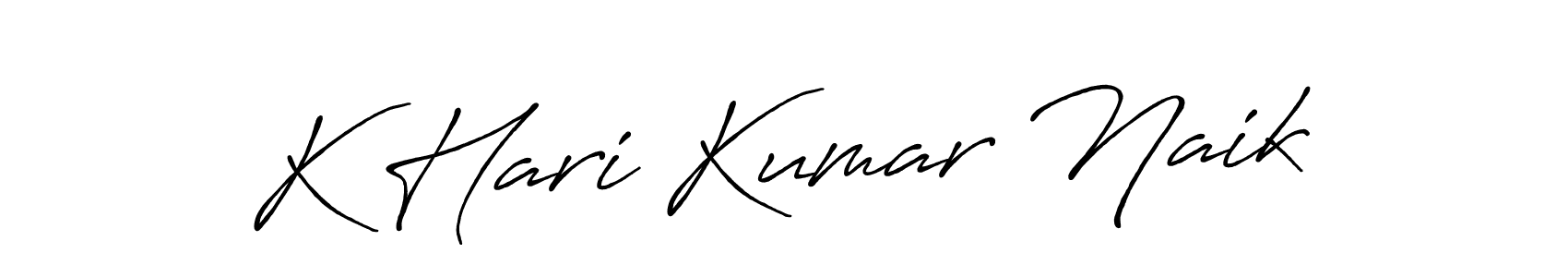 How to Draw K Hari Kumar Naik signature style? Antro_Vectra_Bolder is a latest design signature styles for name K Hari Kumar Naik. K Hari Kumar Naik signature style 7 images and pictures png