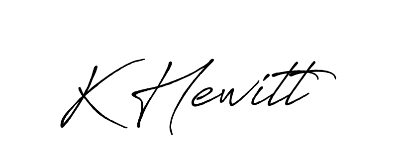 The best way (Antro_Vectra_Bolder) to make a short signature is to pick only two or three words in your name. The name K Hewitt include a total of six letters. For converting this name. K Hewitt signature style 7 images and pictures png