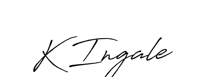 Make a beautiful signature design for name K Ingale. Use this online signature maker to create a handwritten signature for free. K Ingale signature style 7 images and pictures png