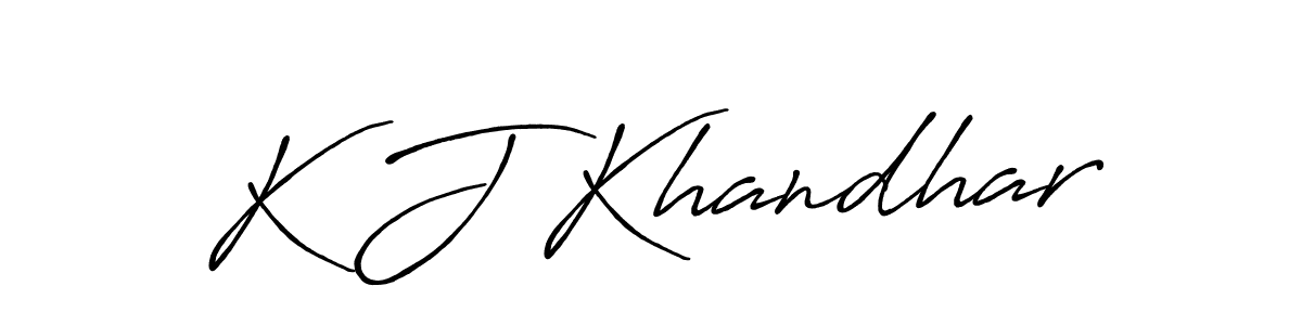 How to Draw K J Khandhar signature style? Antro_Vectra_Bolder is a latest design signature styles for name K J Khandhar. K J Khandhar signature style 7 images and pictures png
