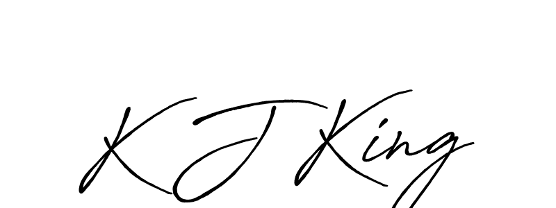 Once you've used our free online signature maker to create your best signature Antro_Vectra_Bolder style, it's time to enjoy all of the benefits that K J King name signing documents. K J King signature style 7 images and pictures png