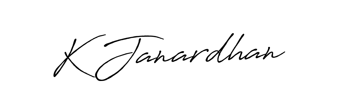 Design your own signature with our free online signature maker. With this signature software, you can create a handwritten (Antro_Vectra_Bolder) signature for name K Janardhan. K Janardhan signature style 7 images and pictures png