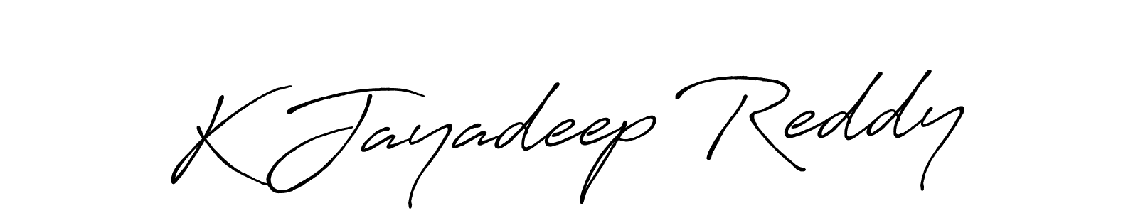 You should practise on your own different ways (Antro_Vectra_Bolder) to write your name (K Jayadeep Reddy) in signature. don't let someone else do it for you. K Jayadeep Reddy signature style 7 images and pictures png