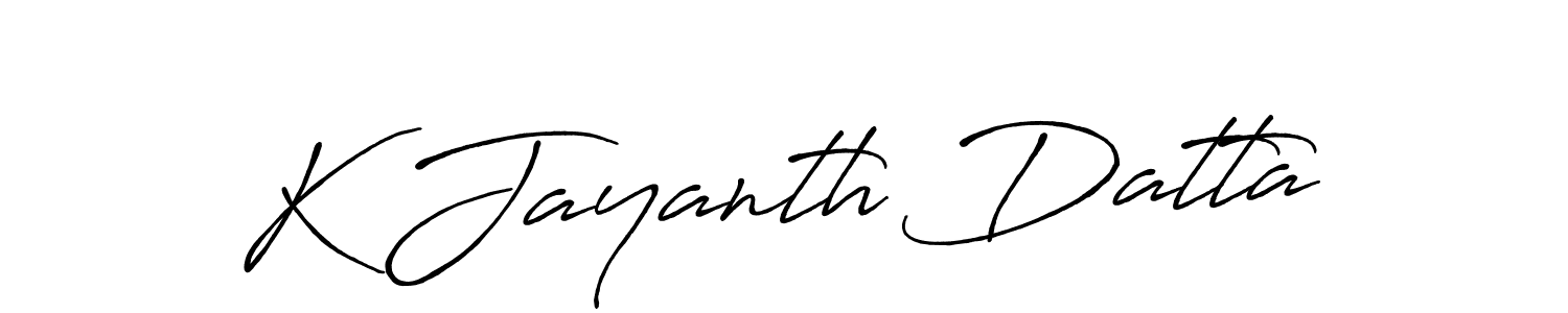 Similarly Antro_Vectra_Bolder is the best handwritten signature design. Signature creator online .You can use it as an online autograph creator for name K Jayanth Datta. K Jayanth Datta signature style 7 images and pictures png