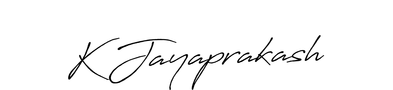 It looks lik you need a new signature style for name K Jayaprakash. Design unique handwritten (Antro_Vectra_Bolder) signature with our free signature maker in just a few clicks. K Jayaprakash signature style 7 images and pictures png