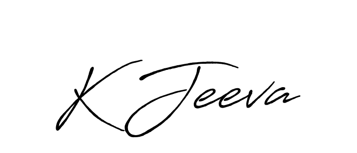 Here are the top 10 professional signature styles for the name K Jeeva. These are the best autograph styles you can use for your name. K Jeeva signature style 7 images and pictures png