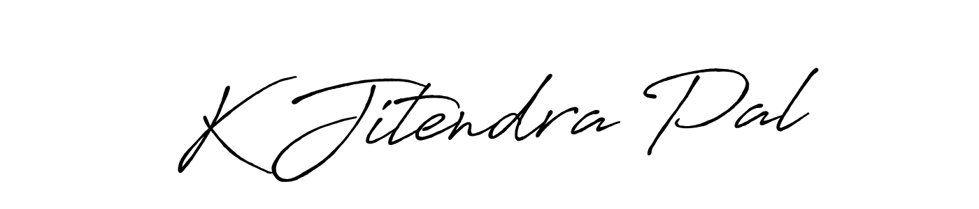 How to make K Jitendra Pal signature? Antro_Vectra_Bolder is a professional autograph style. Create handwritten signature for K Jitendra Pal name. K Jitendra Pal signature style 7 images and pictures png
