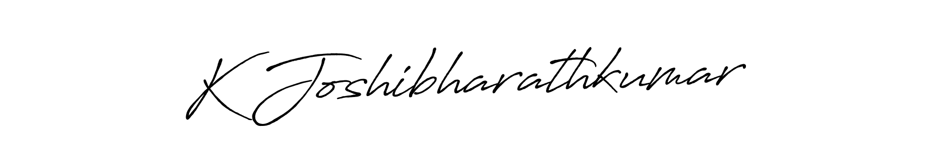 Make a short K Joshibharathkumar signature style. Manage your documents anywhere anytime using Antro_Vectra_Bolder. Create and add eSignatures, submit forms, share and send files easily. K Joshibharathkumar signature style 7 images and pictures png