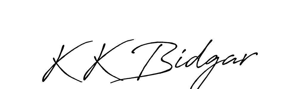 Antro_Vectra_Bolder is a professional signature style that is perfect for those who want to add a touch of class to their signature. It is also a great choice for those who want to make their signature more unique. Get K K Bidgar name to fancy signature for free. K K Bidgar signature style 7 images and pictures png