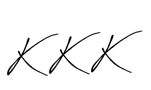 Also You can easily find your signature by using the search form. We will create K K K name handwritten signature images for you free of cost using Antro_Vectra_Bolder sign style. K K K signature style 7 images and pictures png