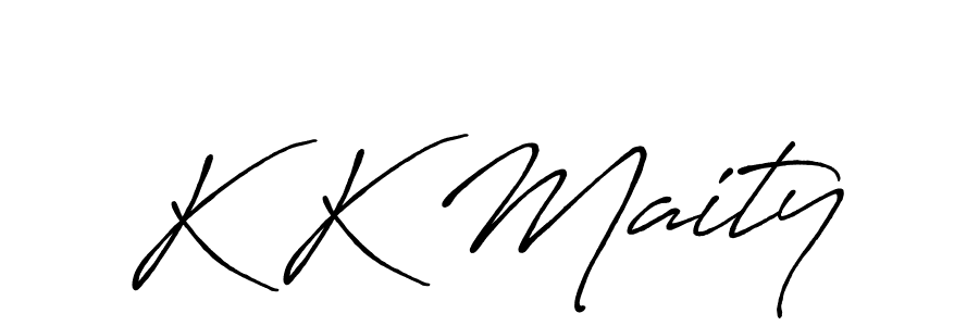 Also You can easily find your signature by using the search form. We will create K K Maity name handwritten signature images for you free of cost using Antro_Vectra_Bolder sign style. K K Maity signature style 7 images and pictures png