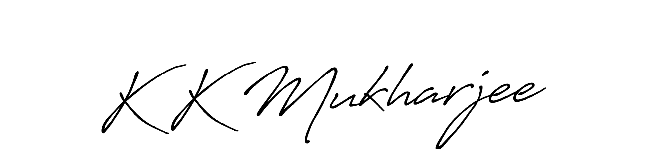 Also we have K K Mukharjee name is the best signature style. Create professional handwritten signature collection using Antro_Vectra_Bolder autograph style. K K Mukharjee signature style 7 images and pictures png