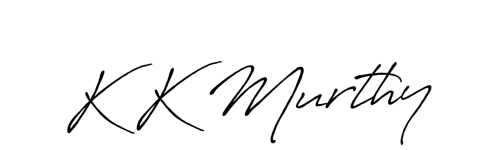 How to make K K Murthy signature? Antro_Vectra_Bolder is a professional autograph style. Create handwritten signature for K K Murthy name. K K Murthy signature style 7 images and pictures png