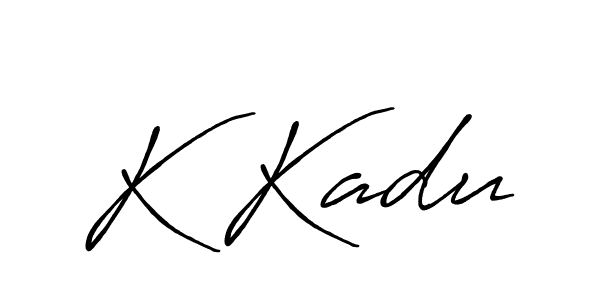 How to Draw K Kadu signature style? Antro_Vectra_Bolder is a latest design signature styles for name K Kadu. K Kadu signature style 7 images and pictures png