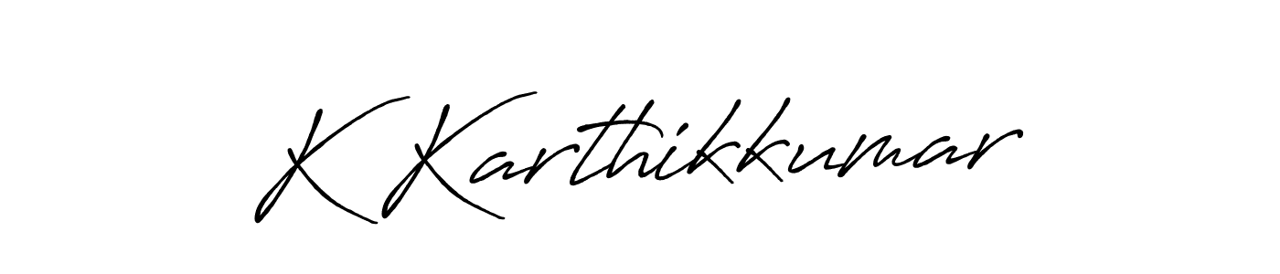 Use a signature maker to create a handwritten signature online. With this signature software, you can design (Antro_Vectra_Bolder) your own signature for name K Karthikkumar. K Karthikkumar signature style 7 images and pictures png