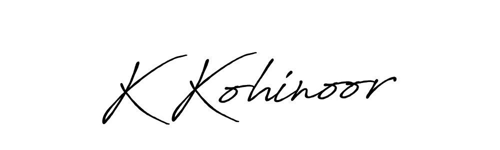 Antro_Vectra_Bolder is a professional signature style that is perfect for those who want to add a touch of class to their signature. It is also a great choice for those who want to make their signature more unique. Get K Kohinoor name to fancy signature for free. K Kohinoor signature style 7 images and pictures png