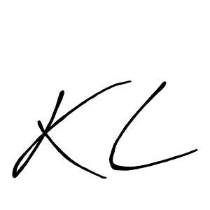 Make a beautiful signature design for name K L. Use this online signature maker to create a handwritten signature for free. K L signature style 7 images and pictures png