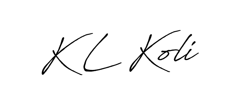 Here are the top 10 professional signature styles for the name K L Koli. These are the best autograph styles you can use for your name. K L Koli signature style 7 images and pictures png