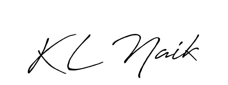 How to make K L Naik signature? Antro_Vectra_Bolder is a professional autograph style. Create handwritten signature for K L Naik name. K L Naik signature style 7 images and pictures png