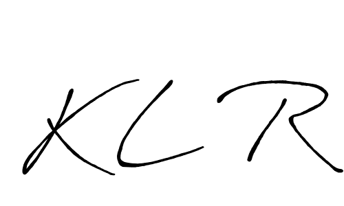if you are searching for the best signature style for your name K L R. so please give up your signature search. here we have designed multiple signature styles  using Antro_Vectra_Bolder. K L R signature style 7 images and pictures png