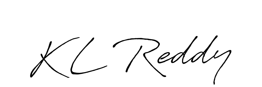 Also we have K L Reddy name is the best signature style. Create professional handwritten signature collection using Antro_Vectra_Bolder autograph style. K L Reddy signature style 7 images and pictures png