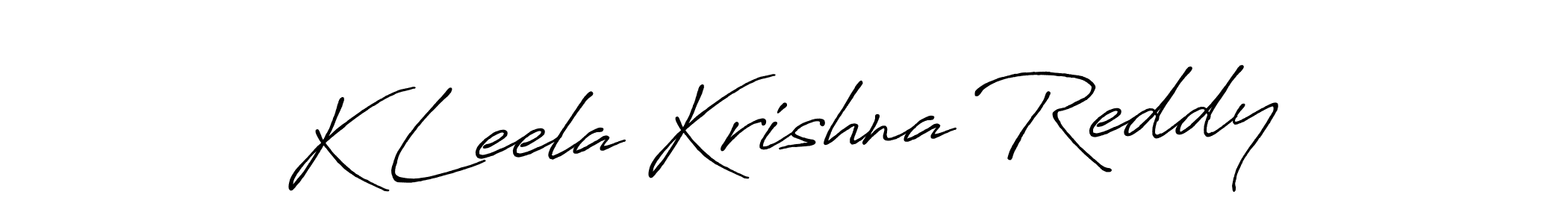 Also You can easily find your signature by using the search form. We will create K Leela Krishna Reddy name handwritten signature images for you free of cost using Antro_Vectra_Bolder sign style. K Leela Krishna Reddy signature style 7 images and pictures png