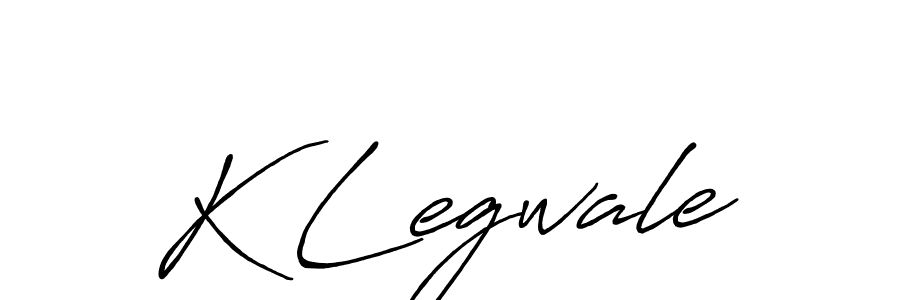 How to make K Legwale signature? Antro_Vectra_Bolder is a professional autograph style. Create handwritten signature for K Legwale name. K Legwale signature style 7 images and pictures png