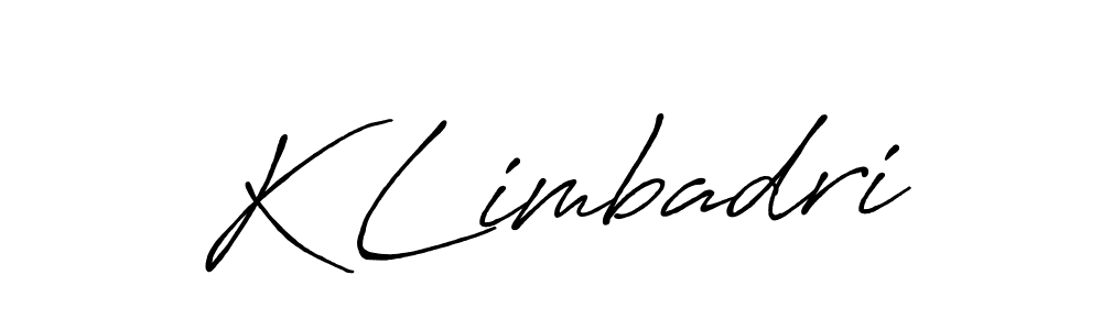 K Limbadri stylish signature style. Best Handwritten Sign (Antro_Vectra_Bolder) for my name. Handwritten Signature Collection Ideas for my name K Limbadri. K Limbadri signature style 7 images and pictures png