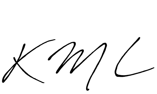 This is the best signature style for the K M L name. Also you like these signature font (Antro_Vectra_Bolder). Mix name signature. K M L signature style 7 images and pictures png