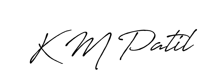 How to Draw K M Patil signature style? Antro_Vectra_Bolder is a latest design signature styles for name K M Patil. K M Patil signature style 7 images and pictures png