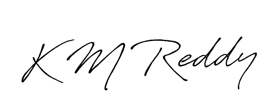 Antro_Vectra_Bolder is a professional signature style that is perfect for those who want to add a touch of class to their signature. It is also a great choice for those who want to make their signature more unique. Get K M Reddy name to fancy signature for free. K M Reddy signature style 7 images and pictures png