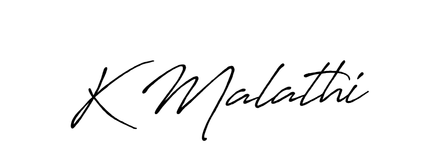 How to Draw K Malathi signature style? Antro_Vectra_Bolder is a latest design signature styles for name K Malathi. K Malathi signature style 7 images and pictures png