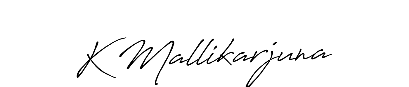 Design your own signature with our free online signature maker. With this signature software, you can create a handwritten (Antro_Vectra_Bolder) signature for name K Mallikarjuna. K Mallikarjuna signature style 7 images and pictures png